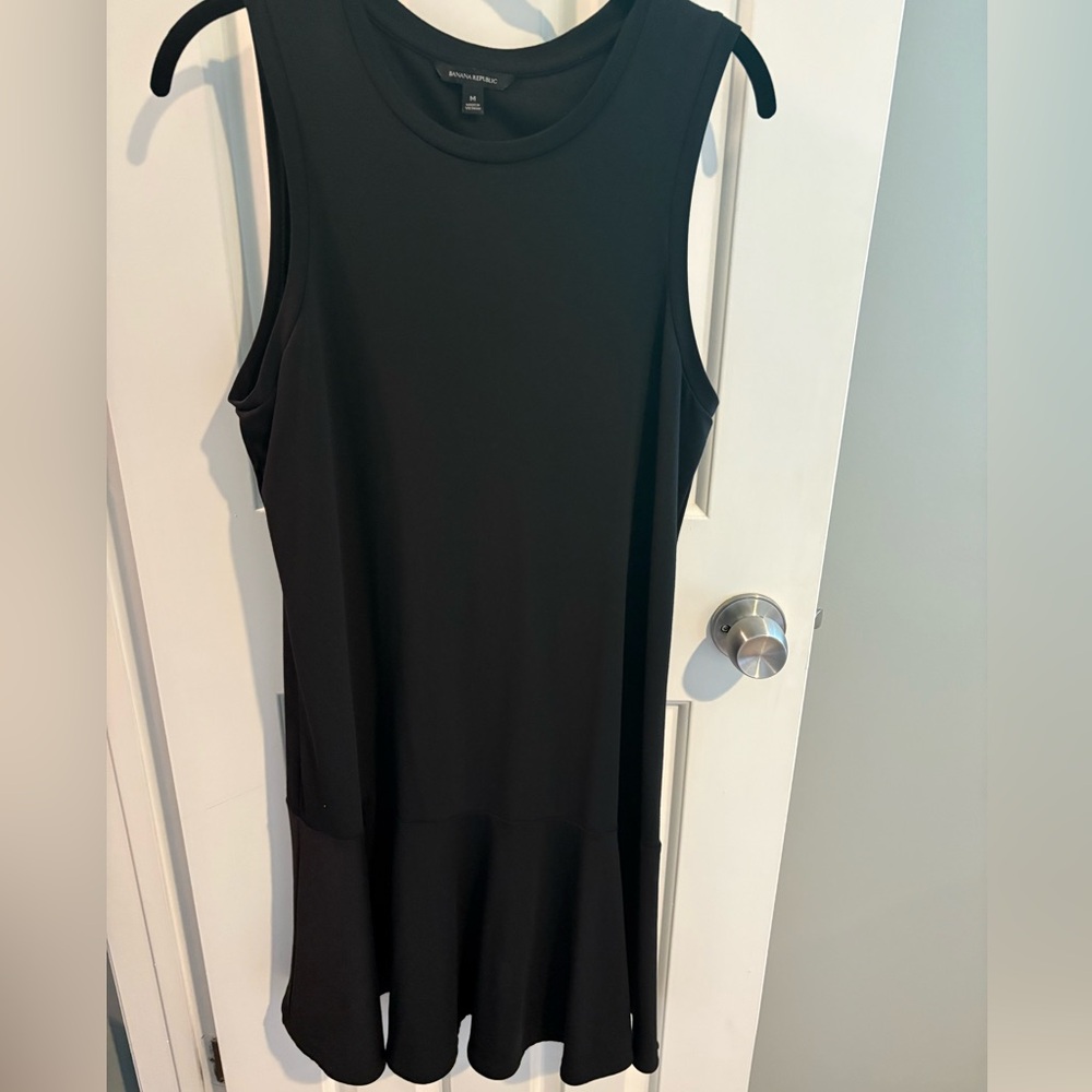Banana Republic casual knit black dress